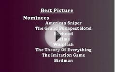 2015 Oscar (Academy Awards) Winners Prediction for every