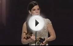 Sandra Bullock Touching Speech for Best Actress Academy